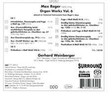 Max Reger (1873-1916): Orgelwerke Vol.6, 2 Super Audio CDs