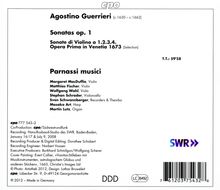 Agostino Guerrieri (1630-1684): Violinsonaten op.1 (Venedig 1673/Ausz.), CD
