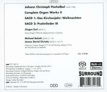 Johann Pachelbel (1653-1706): Sämtliche Orgelwerke Vol.2, 2 Super Audio CDs