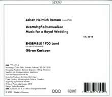 Johan Helmich Roman (1694-1758): Drottningholmsmusiken, CD