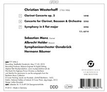 Christian Wilhelm Westerhoff (1763-1806): Symphonie Es-Dur, CD