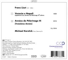 Franz Liszt (1811-1886): Annees de Pelerinage (3.Jahr), CD