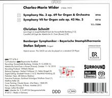 Charles-Marie Widor (1844-1937): Symphonie Nr.3 op.69 für Orgel &amp; Orchester, Super Audio CD