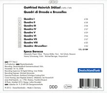 Gottfried Heinrich Stölzel (1690-1749): Quadri di Dresda e Bruxelles, CD