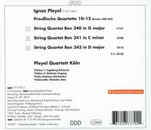 Ignaz Pleyel (1757-1831): Streichquartette "Preußische Quartette" 10-12, CD