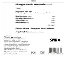 Giuseppe Antonio Brescianello (1690-1758): Tisbe, 2 CDs