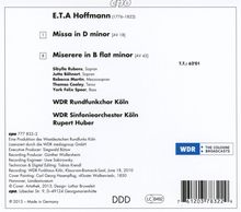 E.T.A. Hoffmann (1776-1822): Messe d-moll, CD