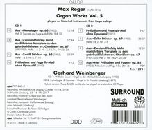 Max Reger (1873-1916): Orgelwerke Vol.5, 2 Super Audio CDs