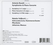 Antonio Rosetti (1750-1792): Klavierkonzert B-Dur Murray C4, CD