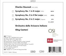 Charles Gounod (1818-1893): Symphonien Nr.1-3, CD