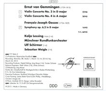 Ernst von Gemmingen (1759-1813): Violinkonzerte Nr.3 &amp; 4, CD