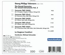 Georg Philipp Telemann (1681-1767): Konzerte für mehrere Instrumente &amp; Orchester Vol.3, CD