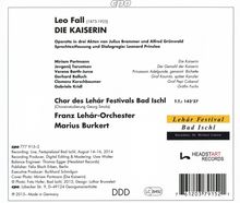 Leo Fall (1873-1925): Die Kaiserin, 2 CDs