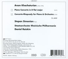 Aram Khachaturian (1903-1978): Klavierkonzert Des-Dur, CD