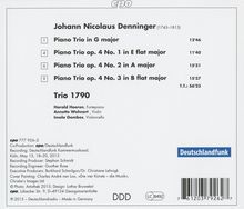 Johann Nicolaus Denninger (1743-1813): Klaviertrios op.4 Nr.1-3, CD