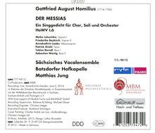 Gottfried August Homilius (1714-1785): Der Messias (Ein Singgedicht für Soli,Chor,Orchester HoWV I.6), 2 CDs
