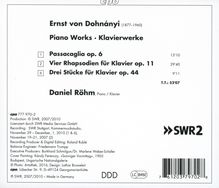 Ernst von Dohnanyi (1877-1960): Klavierwerke, CD