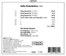 Sofia Gubaidulina (geb. 1931): Streichquartette Nr. 1-3, CD
