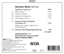 Hermann Goetz (1840-1876): Symphonie op.9, CD