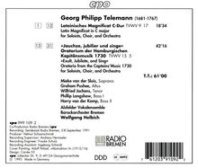 Georg Philipp Telemann (1681-1767): Lateinisches Magnificat C-Dur TWV 9:17, CD