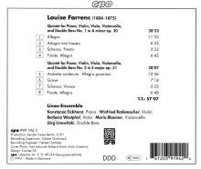Louise Farrenc (1804-1875): Klavierquintette op.30 &amp; op.31, CD