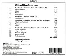 Michael Haydn (1737-1806): Divertimenti P.98, P.99 &amp; o.P., CD