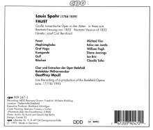 Louis Spohr (1784-1859): Faust (Version 1852), 2 CDs