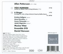 Allan Pettersson (1911-1980): Kantate "Vox Humana" für Soli, Chor &amp; Orchester, CD