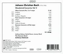 Johann Christian Bach (1735-1782): Konzerte für Bläser Vol.2, CD
