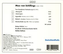 Max von Schillings (1868-1933): Glockenlieder op.22, CD