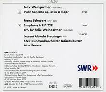 Felix Weingartner (1863-1942): Violinkonzert G-Dur op.52, CD