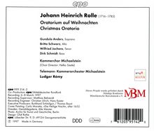 Johann Heinrich Rolle (1716-1785): Weihnachtsoratorium, CD