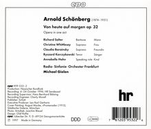 Arnold Schönberg (1874-1951): Von heute auf morgen (Oper in 1 Akt), CD