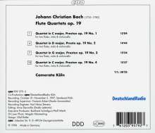 Johann Christian Bach (1735-1782): Flötenquartette op.19 Nr.1-4, CD