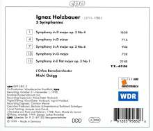 Ignaz Holzbauer (1711-1783): 5 Symphonien, CD