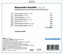 Alessandro Scarlatti (1660-1725): 7 Concerti mit Flöte,Violinen,Viola und Bc, CD