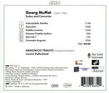 Georg Muffat (1653-1704): Suiten und Konzerte, CD
