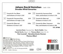 Johann David Heinichen (1683-1729): Dresdner Bläserkonzerte, CD