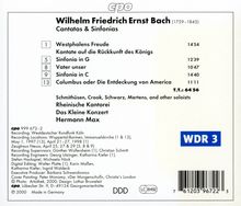 Wilhelm Friedrich Ernst Bach (1759-1845): Kantaten und Sinfonias, CD