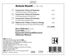 Antonio Rosetti (1750-1792): 3 Konzerte für 2 Hörner Murray C56-58, CD