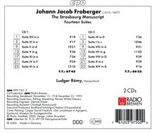 Johann Jacob Froberger (1616-1667): Straßburger Manuskript (1675), 2 CDs