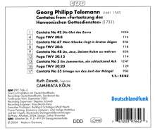 Georg Philipp Telemann (1681-1767): 5 Kantaten aus "Fortsetzung des Harmonischen Gottesdienstes", CD