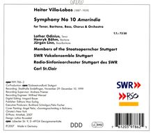 Heitor Villa-Lobos (1887-1959): Symphonie Nr.10 "Amerindia" (Oratorium für Tenor, Bariton, Bass, gemischten Chor &amp; Orchester), CD