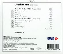 Joachim Raff (1822-1882): Klaviertrios Nr.2 &amp; 3, CD