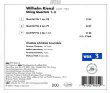 Wilhelm Kienzl (1857-1941): Streichquartette Nr.1-3, CD