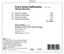 Franz Anton Hoffmeister (1754-1812): 4 Klarinettenquartette, CD