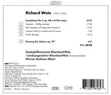 Richard Wetz (1875-1935): Symphonie Nr.3, CD