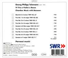 Georg Philipp Telemann (1681-1767): VI Trio a Violini e Basso, CD
