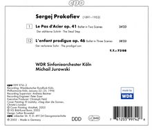 Serge Prokofieff (1891-1953): Pas d'Acier op.41, CD