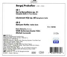 Serge Prokofieff (1891-1953): Auf dem Dnjepr op.51 (Komplette Ballettmusik), 2 CDs